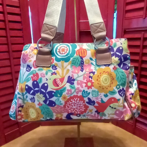 Lily Bloom Multicolor Floral Shoulder Bag - Picture 3 of 6